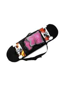 1 szt. Torba do przenoszenia deskorolki z paskiem na ramię, tkanina szyfonowa, normalna wodoodporna torba do przechowywania deskorolki, wielorozmiarowa torba do przenoszenia deskorolki i hulajnogi