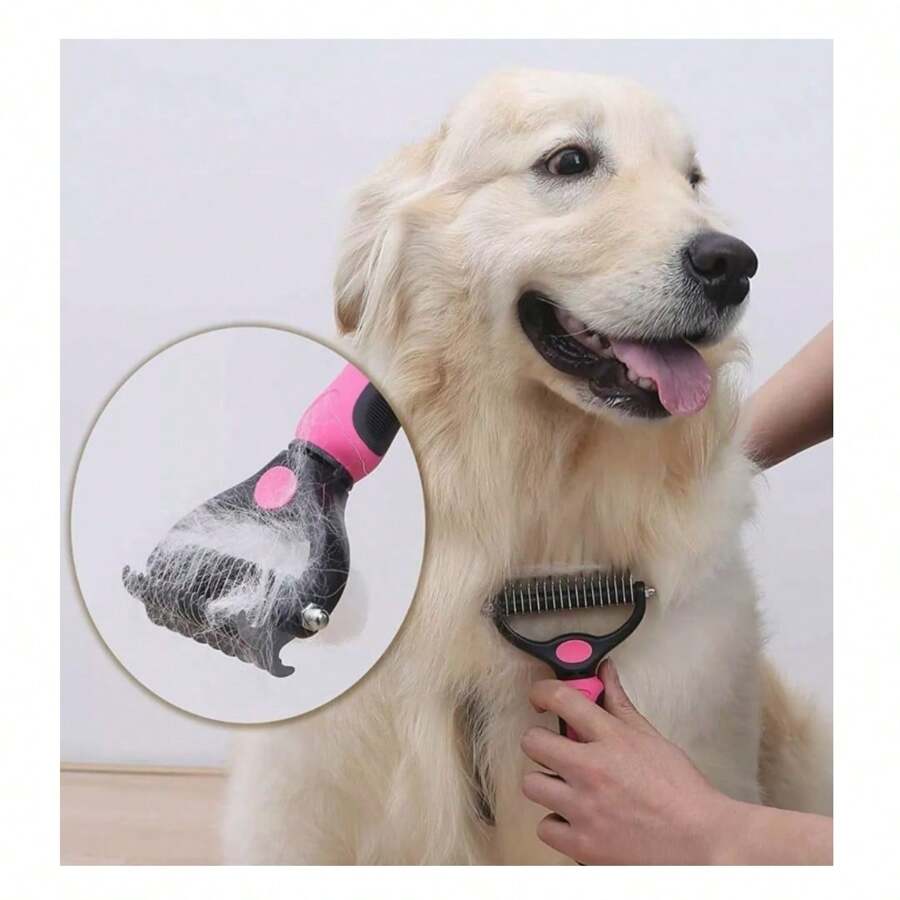Cepillo Deslanador Para Perro Gato Peine Mascotas