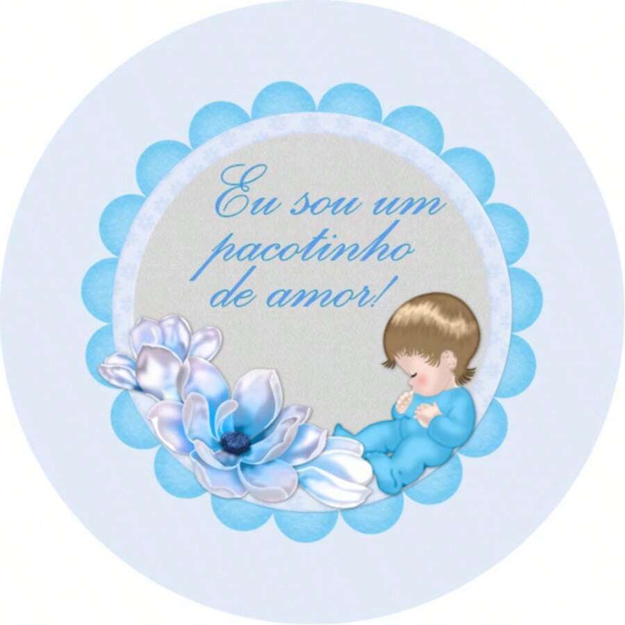 Round Party Panel With Elastic 1.50m Baby Shower - CHB011 - View 1
