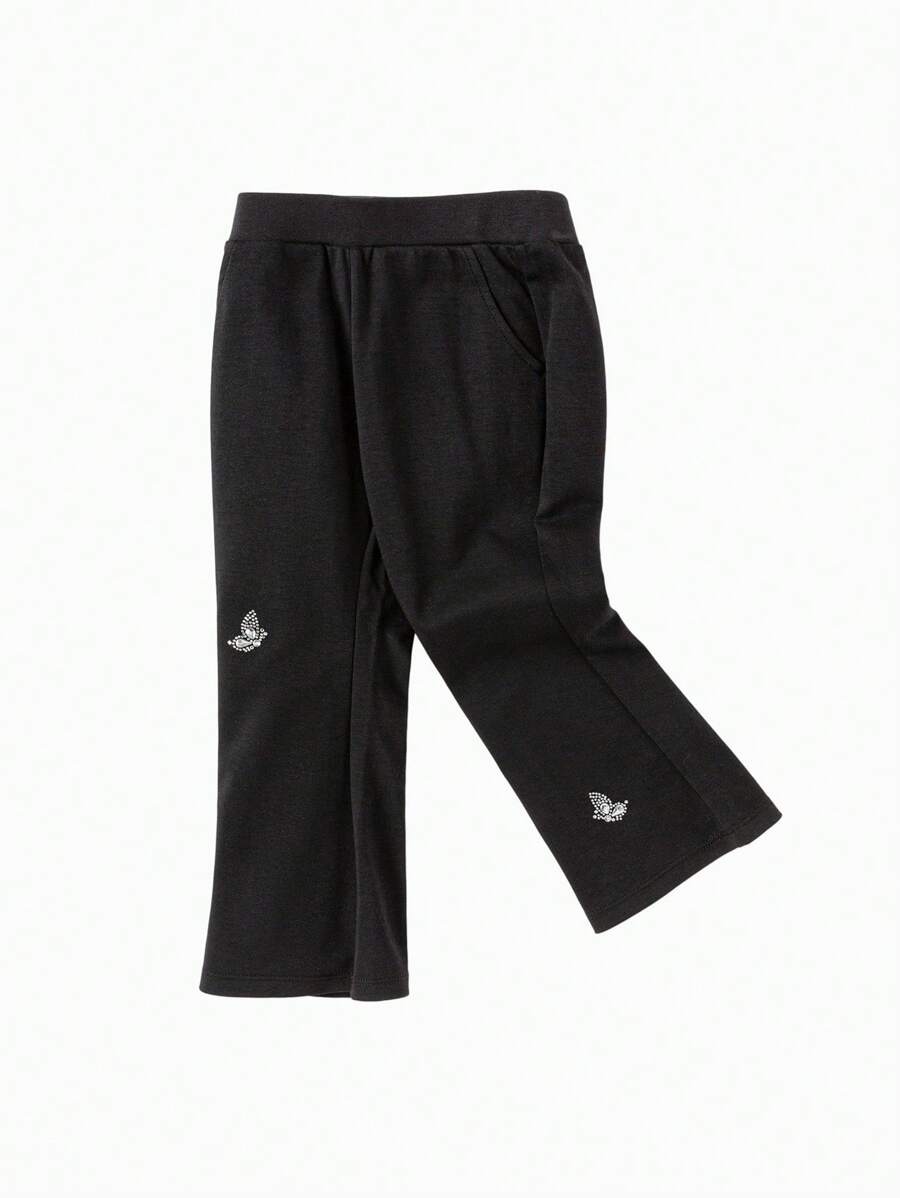 Balabala Girls' Snug Fit Flared Pants, Chic & Summer Style