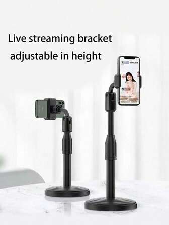 Multifunctional 360 ° Rotating Desktop Phone Stand Selfie Live Shooting Artifact,Cell Phone Stands, Multifunctional Mobile Phone Bracket Live Broadcast Bracket Adjustable Height Mobile Phone Telescopic Portable Bracket Live Bracket For Most Of Mobile Phones Compatible With IPhone, Android Phone, Gift For Birthday, Family, Friends Phone Holder, Phone Accessories Compatible With IPhone, Android Phone, Gift For Birthday, Family, Friends