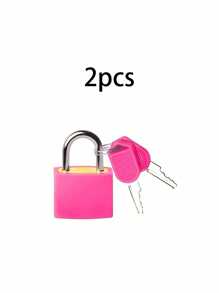 1/2/3/4/5/10/15/20pcs Mini Colorful Luggage Locks With Keys, Metal Padlock Suitable For Suitcase, Travel Bag, School, Gym, Classroom, Pairing Games, Backpack And More - Multicolor - View 21