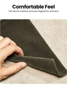 UGREEN 19*12cm 移动电源袋 TWS 耳机法兰绒袋 手机配件便携防水抽绳保护袋 线缆整理袋 聚酰胺