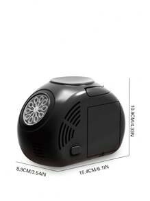 Máquina de burbujas automática para niños con operación de un solo botón, portátil y conveniente (Baterías y solución de burbujas no incluidas)