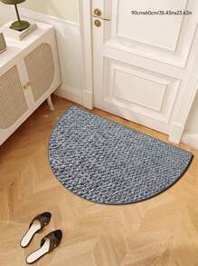 1pc Half-Circle Pineapple Entrance Mat, Thickened Faux Sisal Rug, Water-Washable Bottom, Dirt-Resistant, Kitchen Thick Carpet, Decorative Rug, Ins-Style Carpet, Shower Mat, Home Decor, Living Room Rug, Bedroom Rug, Doormat, Kitchen Rug, Bathroom Rug, Study Rug - Multicolor - View 13