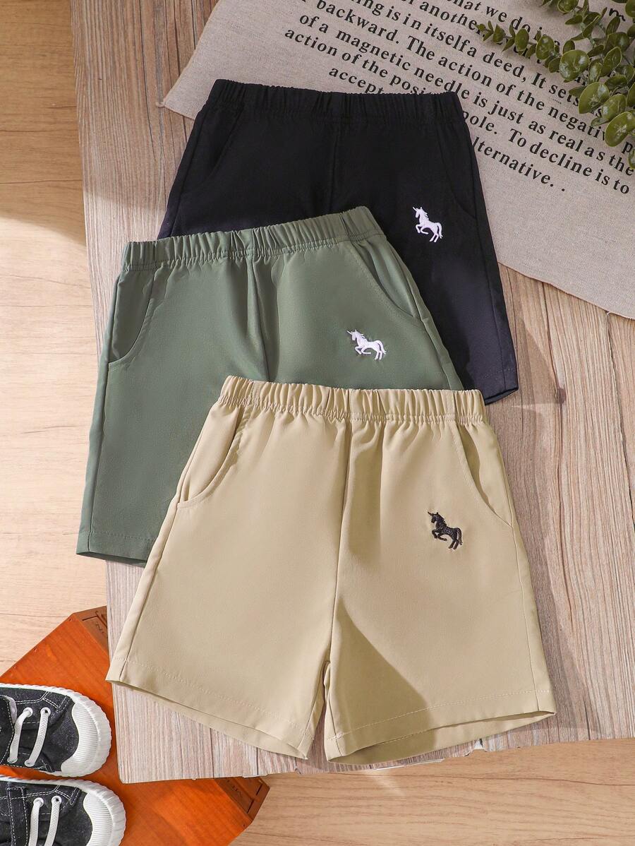 男童休闲短裤，夏季新款时尚下装 - 彩色 - 查看 1