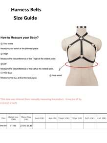 1pc Women's Corset Belt Leather Gothic Waist Cincher For Festival Costume Party