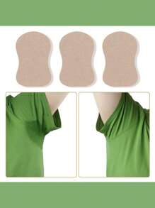 10 piezas de almohadillas para el sudor debajo del brazo con forma de calabaza, pegatinas absorbentes de sudor reutilizables y lavables, almohadillas a prueba de sudor para vestidos, parches antitranspirantes y desodorantes para el cuidado del Body para viajes, deportes, al aire libre, verano, útiles escolares