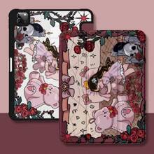 Voor iPad Pro 11 Inch Air 2024 iPad Air 5/4 10.9 10th 7/8 10.2 9.7 Inch Air3 10.5 Mini 6/5/4 Case Dark Academy Stijl Cover Met Penhouder
