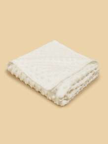 1 件双层绒球羊毛婴儿襁褓毯，柔软舒适，春夏轻便 - 彩色 - 查看 12