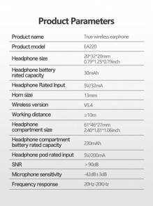 Lenovo 联想EA220-真无线耳机，半入耳式，高清立体环绕音质，佩戴轻巧舒适，持久续航，电源氛围灯，通话降噪，兼容电脑、笔记本、手机等设备，简洁好看 - 彩色 - 查看 12