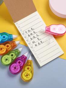 6pcs Easy-Glide Correction Tape - Instant Error Fix, Ideal For Students & Office Use