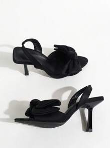 Women's Creative Stylish Elegant Bowknot High Heel Sandals