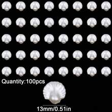 100/200/300 件亚克力贝壳珠，适合 DIY 珠宝制作耳环和项链工艺品