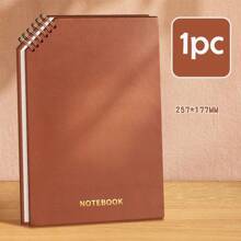 New Arrival Premium Loose-Leaf Notebook, Creative Flip-Over Thick Hardcover Minimalist Notebook, Student Note-Taking Practice Book, Office Meeting Notepad
