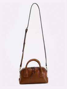 女士独特保龄球形状包，2025 新款时尚百搭高端优雅斜挎包和单肩包