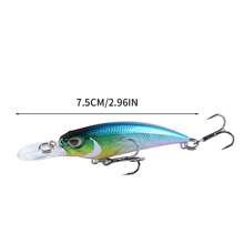Sinking Minnow Freshwater Bionic Fishing Lure, Suitable For Bass Fishing - Multicolor - View 6
