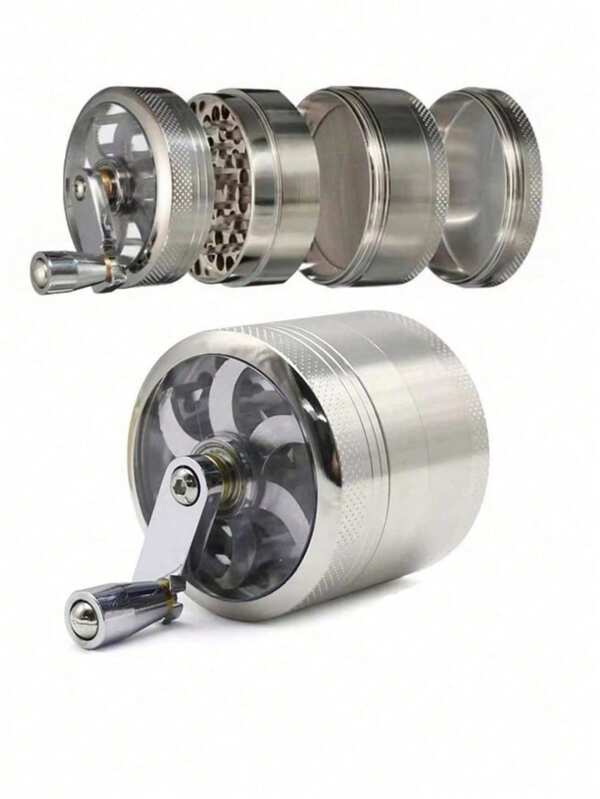 4-teiliger Metall-Grinder, Grinder, (zufälliges Design)