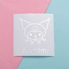 Sanrio Sanrio Silver Foil Stickers Kuromi, Puffy Dog, KT Water Bottle, Phone Case Sticker Set, Waterproof, Creative, Cartoon Decoration