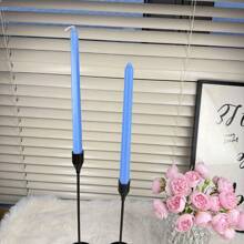 2 piezas de velas perfumadas de tallo largo clásicas de 10 pulgadas para cena, sin humo y sin goteo, boda, fiesta, hogar, decoración, decoración de habitación, regalos