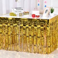 1 pezzo Telo da pioggia blu navy di dimensioni 75 x 275 cm, adatto per decorazioni di matrimoni, feste di compleanno, feste, tavolo da dessert, adatto per Pasqua, decorazioni della stagione di laurea