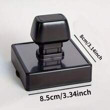 Timbro personalizzato di grandi dimensioni con logo, grafica, nome, data di anniversario, indirizzo, ritratto, animale domestico, multifunzionale, compatto, riutilizzabile, senza ferro, colorato, carino, divertente, kawaii, moderno, cartone animato, unico, personalizzato, timbri autoinchiostranti personalizzati, regali personalizzati per donne/uomini, regali ideali per lui, lei, amici, famiglia, lavoratori, per la scuola, per l'attività/lavoro/ufficio, stampa grafica