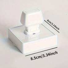 Timbro personalizzato di grandi dimensioni con logo, grafica, nome, data di anniversario, indirizzo, ritratto, animale domestico, multifunzionale, compatto, riutilizzabile, senza ferro, colorato, carino, divertente, kawaii, moderno, cartone animato, unico, personalizzato, timbri autoinchiostranti personalizzati, regali personalizzati per donne/uomini, regali ideali per lui, lei, amici, famiglia, lavoratori, per la scuola, per l'attività/lavoro/ufficio, stampa grafica