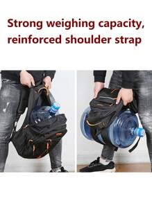Outdoor Three-Dimensional Embroidery Men'S Backpack, Can Hold 15.6In Computer Bag, Lightweight Multi-Functional School Bag, Large Capacity Travel Bag, Commuting Convenient Day Bag, Multi-Functional Bag, Suitable For Students, Camping, Hiking, Business Trips, Travel Holidays, Daily Commute, Outdoor Sports, Holiday Gifts, Birthday Gifts