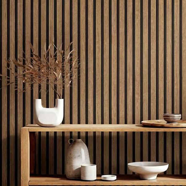 Peel And Stick Wallpaper Roll - Vinyl Self-Adhesive Contact Paper For Kitchen Wall Decor, Waterproof & Moisture-Proof, Heat Resistant, Easy DIY Furniture Renovation With Brick Stone And Wood Style, Straight Match Pattern Vinyl Wallpaper