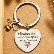 1 件教师节礼物不锈钢钥匙扣教师答谢礼物返校礼物汽车配件可爱哥特 Y2K