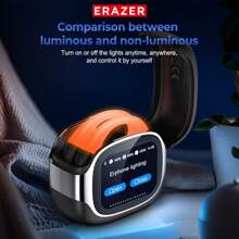 ERAZER XF32 Open-Ear True Headphones With Screen Hd Touch, Luminous Cool Headphones Easy To Carry, Hifi Hd Sound Quality, Easy To Carry, Suitable For A Variety Of Scenarios Use Wear - Black XF32 - View 8