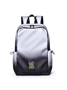 Ombre Backpack For Men, Fashion Laptop Bag, Waterproof, Large Capacity, Casual For College/University Student, Commuting