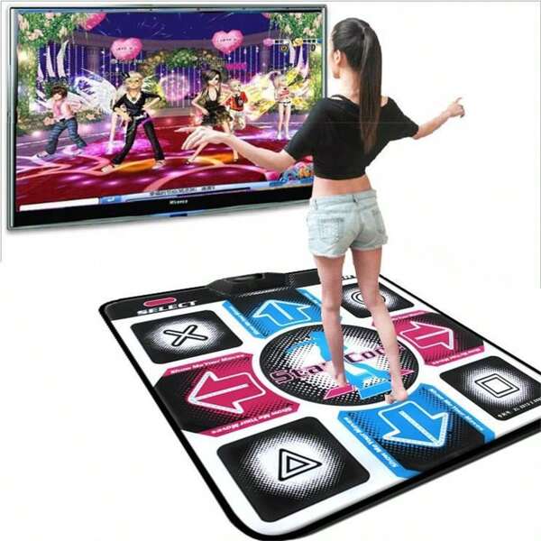 Dancing Blanket; Computer Specific Version, Single Player, With English CD, PVC Material, USB Interface; The Size Is 80cm * 90cm, Suitable For Live Dance, Yoga, Motion Sensing Games, As Well As People Who Exercise Less Frequently, Housewives, Students, Etc