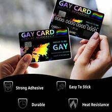 4pcs Ombre Color Card Stickers - Fashionable Holographic Card Decal Stickers, PVC Self-Adhesive Holographic Colored Card Sleeves, Suitable For Credit Cards, Key Cards, Ultra-Thin, Waterproof, Scratch-Resistant, Anti-Slip, Debit Cards, Decorative Card Stickers