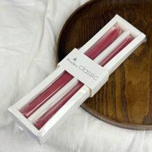 2 piezas de velas perfumadas de tallo largo clásicas de 10 pulgadas para cena, sin humo y sin goteo, boda, fiesta, hogar, decoración, decoración de habitación, regalos