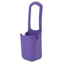 1 Soporte universal de silicona para taza para cochecitos, sillas de ruedas, scooters, bicicletas y bicicletas - Portavasos fácil de instalar para dispositivos de asistencia, capacidad multi-botella, material de silicona