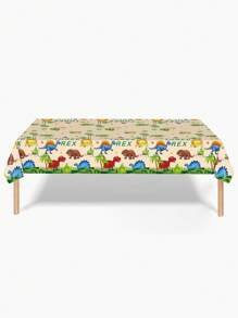 1 件恐龙主题派对桌布，节日派对生日装饰