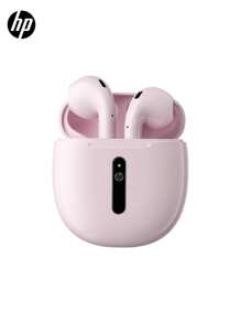 HP 5.3 Wireless Headphones, 30 Hours Super Long Battery Life, Touch Volume Control, Compatible With Various Devices Including Desktop, Laptop, Mobile Phone, Fashionable & Casual, Lovely Christmas Gift For Female Students, Includes Earphone Storage Bag, Type-C Interface - Pink - View 11