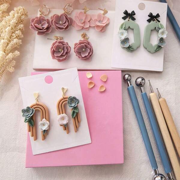 1 Piece 10*10cm Super Large Petal Soft Pad, Non-Stick And Non-Adhesive, Soft Clay Flower Making Tool