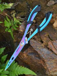 1pc ALMIGHTY EAGLE Outdoor Fishing Tools Multipurpose Multifunctional Straight Mouth Fishing Pliers Bait Pliers Bait Pliers Rust-Resistant Fish Line Cutter Portable Fishing Pliers Corrosion-Resistant - Multicolor - View 14