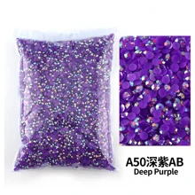 Flat Back Resin Rhinestones 2mm 3mm 4mm 5mm 6mm Non-Hotfix Jelly Rhinestones For DIY Handcraft, Glass, Shoes Decoration - Multicolor - View 31