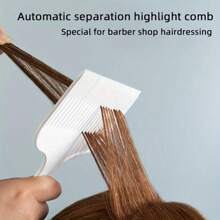 1 pièce/Ensemble de 2 pièces Peigne teinté dégradé, peigne à queue pointue séparateur de cheveux automatique, outil de coloration des cheveux, brosse de teinture des cheveux pour le salon et les soins capillaires personnels