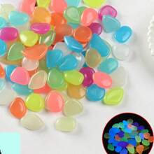 2000pcs/Bag Luminous Sand, Wishing Star Bottle, Fluorescent Landscaping, Horticultural Aquarium Set, 50g Fluorescent Particles Of Light-Emitting Small Gravel Paving
