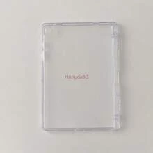 Funda transparente compatible con Samsung Galaxy Tab S10 plus S9 Plus A9 Plus S9FE A8 S6 Lite de 10.4 pulgadas, con borde suave, para Tab A9Plus S7 FE, funda protectora para tableta con soporte para lápiz, cubierta trasera de TPU y acrílico