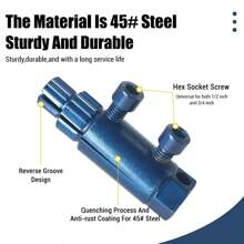 Broken Pipe Thread Extractor For 1/2-3/4-1inch DN15/20/25 Pipes Thread Removal Tool For Broken Threads In Faucets/Angle Valves - Multicolor - View 7