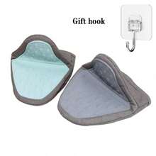 قفاز خبز متعدد الوظائف من السيليكون مع وسادة عازلة للحرارة - قفاز مطبخ مضاد للحرق مناسب للأطباق والصواني والأطباق - إكسسوار ضروري للمنزل