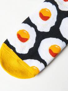 1Pair Of Men's Anti Odor & Sweat Absorption Low Cut Socks, Comfy & Breathable Socks, For Daily & Outdoor Wearing, All Seasons Wearing - Multicolor - View 4