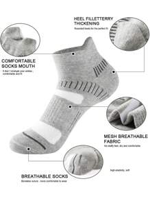 3 Paires de CHAUSSETTES UNISEXES pour bateau, chaussettes confortables respirantes pour la cheville. Chaussettes basses antifrottement, absorbantes de la sueur pour hommes, pour le sport et les loisirs. Parfaites pour le cyclisme, la course, les voyages, la randonnée, l'escalade en montagne.