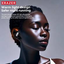 ERAZER XF32 Open-Ear True Headphones With Screen Hd Touch, Luminous Cool Headphones Easy To Carry, Hifi Hd Sound Quality, Easy To Carry, Suitable For A Variety Of Scenarios Use Wear - Black XF32 - View 5