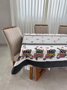Tablecloth Two Sizes 4 Or 6 Chairs In Oxford Fabric Assorted Prints Fast Shipping - vaquinha poá - Xem 5
